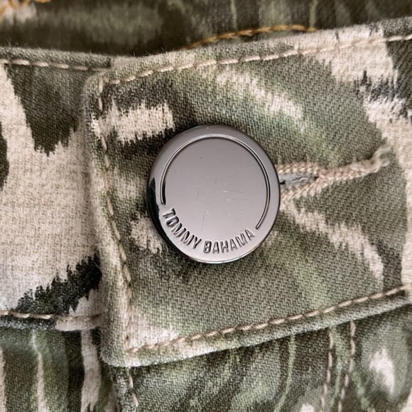 Tommy Bahama Safari Bliss high-rise ankle green leaf jeans size 0/28 - Picture 10 of 11